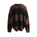Mink Striped Men Pullover Sweater Autumn Winter