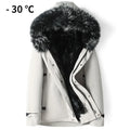 Short Fur Coat Men Coats Winter Thickened Parkas Men Clothing Mink Fur Liner Detachable Jackets with Fur Collar