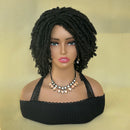 Bob Braided Wig Synthetic Faux Locs Crochet Twist Braiding Wig Dreadlocks Short Wigs For Women
