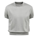 Gray short-sleeve sweater on a white background, Obroi