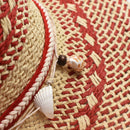 Natural Straw Hats for Women Ethnic Western Cowboy Hat Summer Holidays Beach Sun Hat
