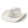 Autumn Denim Men's Top Panama Jazz Hat Bent Edge Large Brim