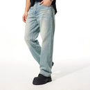 spring and summer clanfit Straight leg denim trousers Turkish Blue Classic denim baggy everything