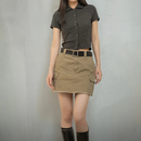 Summer Skirt for Women High-waisted Skirt Basics Versatile Skirt