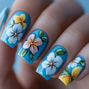 Gradient Pink False Nail Glitter Design Press on Short Square Reusable Ballet Nails Art Finished