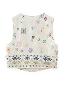 Summer Women Sequined Slim Casual Vintage Sweet Streetwear Top