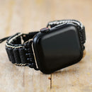 Men Natural Lava Stone Watch Strap 38mm/45mm Healing Beaded Band Bracelet For Iwatch Series 1-7 Accessories