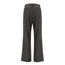 Retro Casual Flare Pants Men Streetwear Autumn Winter Loose Trousers Men