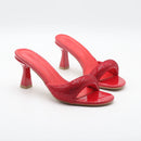 Rhinestone Slippers Ladies Slides Summer Female Open Toe Elegant Dress Shoes Sandals for Women