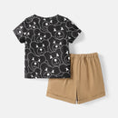 Toddler Boy Little Bear Short-sleeve Tee and Shorts Set