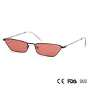Nickel-Free Metal Cat Eye Shape Sun Glasses Small Lens Cool Summer Sunglasses