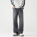 Men Loose Straight Jeans Male Denim Pants