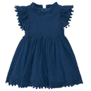 Girls Princess Summer Lace Flower Dress Baby Kids Causal Floral Cotton Lining Party Dresses Formal Dress Child Clothing