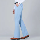 Spring Summer Men Slim Fit Elastic  Solid Men's Casual Thin Pants