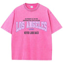 Womans T-Shirts Loose Tees Los Angeles Short Sleeve Summer Street Female Clothes