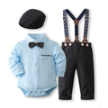 Baby Boy Gentleman Newborn Formal Wear Cotton Outfits Birthday Baby Dress Boy Clothes Set