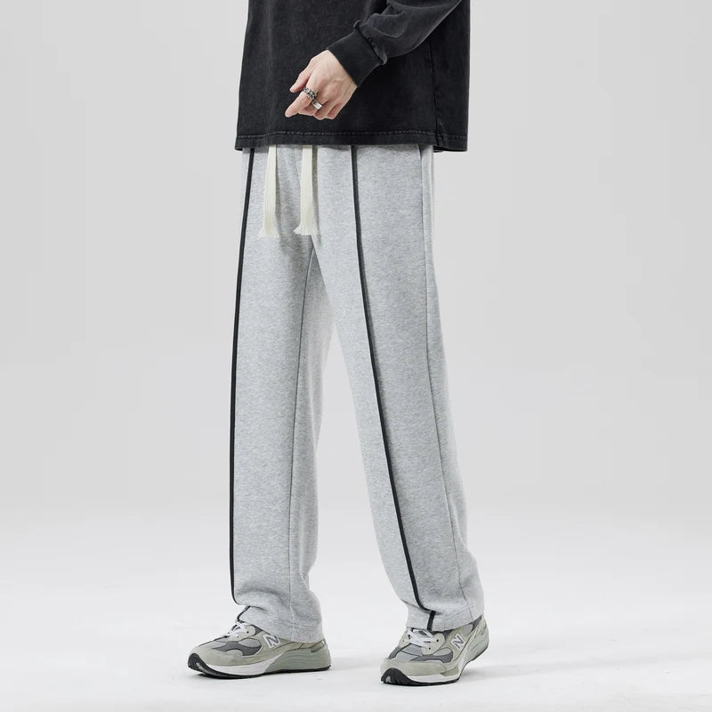 Men's Jogger Sweatpants Hip Hop Streetwear Drawstring Casual Baggy Trousers Male Loose Pants Mens