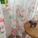 Curtain Gauze Yarn Tulle Curtains for Living Dining Room Bedroom Light-transmitting Decorative
