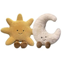 Funny Sun Moon Soft Plush Toy Baby Cute Throw Pillow Comfort Dolls Home Decor Xmas Gift Kids