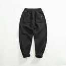 Autumn and winter American casual black high-end sweatpants men