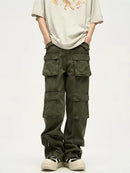 Baggy Cargo Jeans Pants For Men Clothing Straight Luxury Trousers