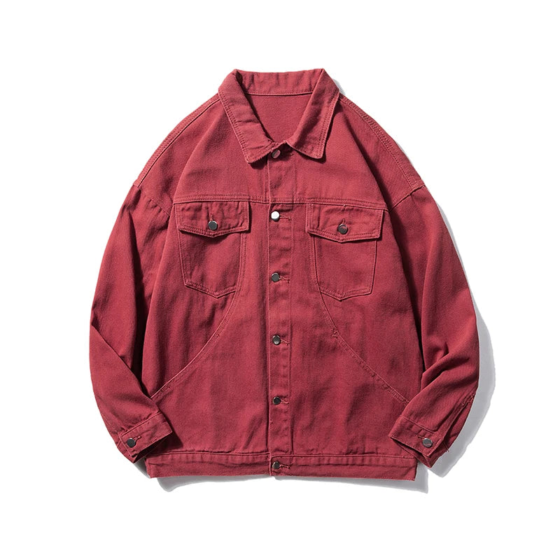 Spring Autumn Men’s Denim Jacket Outerwear Men