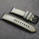 Handmade Genuine Leather Watchband Vintage Style For Apple Watch Ultra S8 S9 Head layer 49MM 45MM Italian