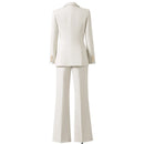 Women's Suit Blazer Pants Sets 2 Piece Outfits Elegant Chic Spring Autumn Woman Trouser Set Formal Clothes