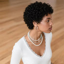 Curly Short Layered Pixie Cut Wig For Women Human Hair Natural Realistic Tangle-Free Easy To Maintain