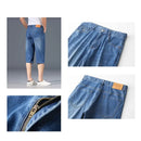 Summer Jeans Shorts Men Thin Soft Straight Short Denim Trouser Men