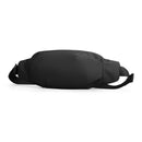 Black waist bag on a white background, Obroi