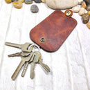 Thin Key Case Leather Drawstring Key Holder Mini Key Bag Small House Keys Organizer Wallet Pouch