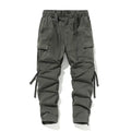 Men Cargo Pants Spring Autumn Stretch Outdoor Pants with Multi-Pocket