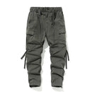 Men Cargo Pants Spring Autumn Stretch Outdoor Pants with Multi-Pocket