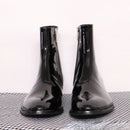 Men Chelsea Boots Genuine Leather Zippered Boots Classic Comfortable British Business Formal Boots