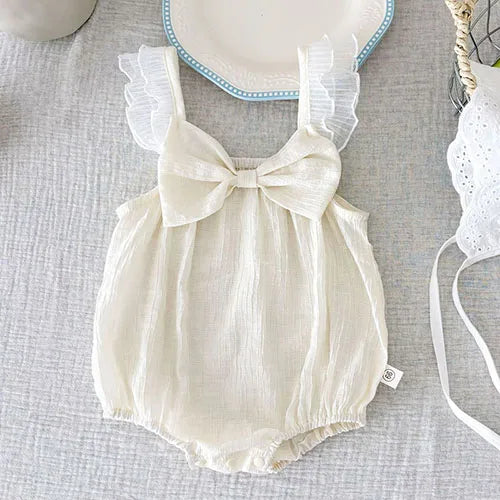 Summer 0-24M Children Clothes Baby Girls Romper Embroidery Toddler Baby Girls Jumpsuit