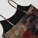 Flower Long Dress Women Vintage Slim-fitting Sundress Holiday