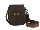 Leather Men messenger bag Genuine Leather shoulder bag for man Crossbody Bag Small Sling Casual Bag Brown
