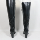 Matte Knee High Boots Women Block High Heels Plush Warm Winter Boot Heeled