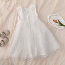 Bridesmaid Baby Girls Party Dress Elegant Baptism Princess Wedding Dress First Kids Clothes