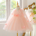 Pink dress on a mannequin in a bright room with flowers and a window, Obroi