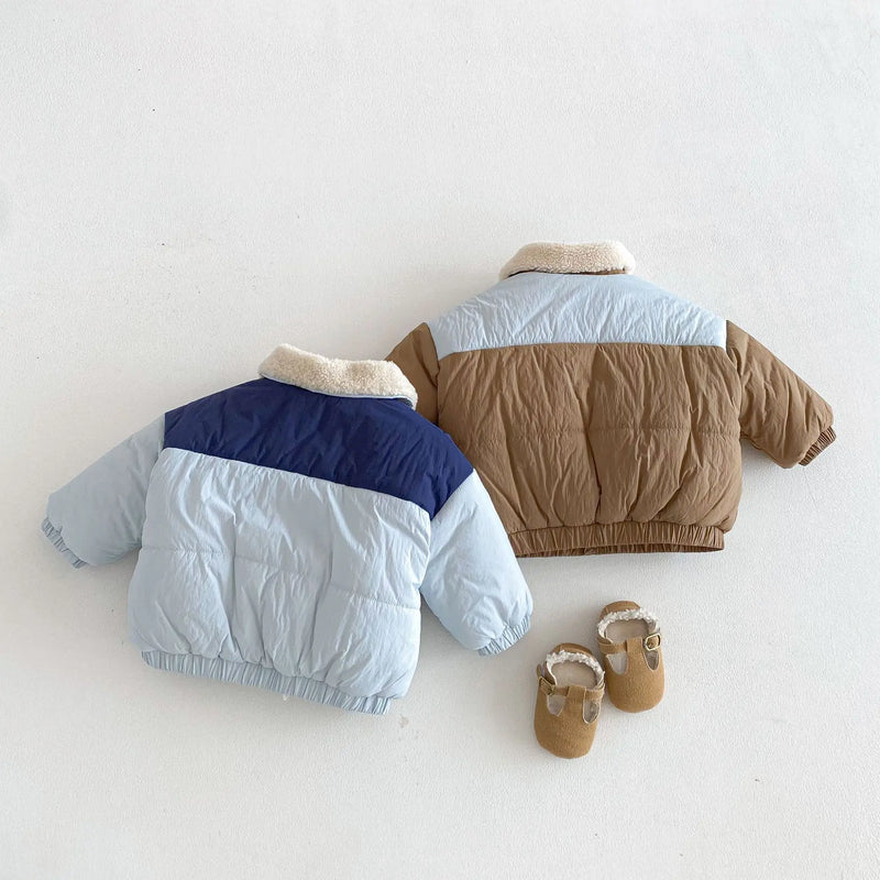 Jacket Winter Boys Thick Coat Baby Teddy Bear Winter Clothes Cotton Jacket