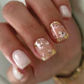 Flowers Nail Art Spring Summer False Nails Detachable Finished Fake Nails Press on Nails