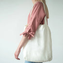 Linen Environmental Cloth Bag Carrier Foldable Portable Shopping Bag Women