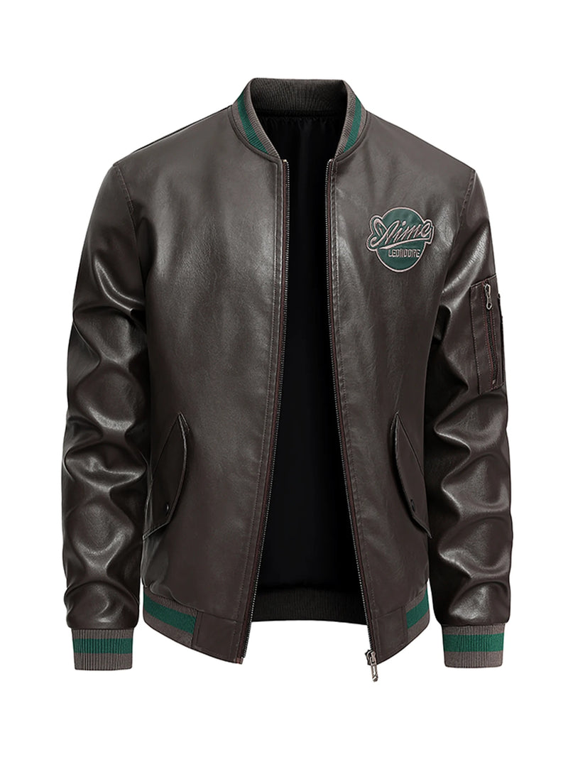 Men'S Baseball Jacket - Windproof Warm Coat Jacket Shell for Casual Outer