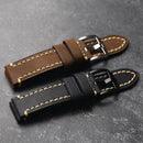 Handmade Vintage Brushed Crazy Horse Leather Strap