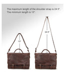 Men's Leather Bag Briefcase Office Bags for 15'' Laptop Men Bag Genuine Leather Laptop Bags Male Totes Briefcase Handbags