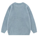 Knitted Pullover Men Warm Sweatshirt Tops Couple Autumn Soft Simple Sweater Unisex