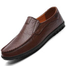 Classic Men's Leather Casual Shoes Breathable Loafers Men Cross-border Shoes Men Comfortable Slip-ons