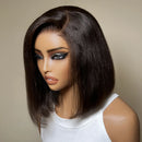Chocolate Brown Straight Bob Wig 7x5 Lace Front Human Hair Wig Glueless Ready-to-go